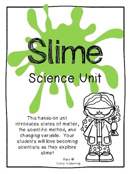 Preview of Slime Science Mini Unit