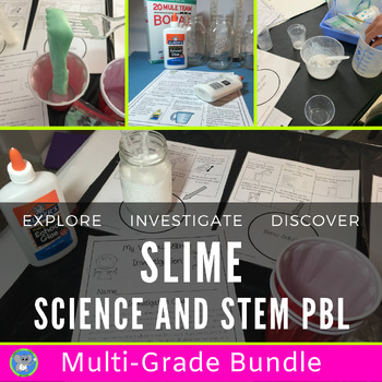Preview of Slime Science and STEM Bundle | Properties Of Matter | NonNewtonian Fluids