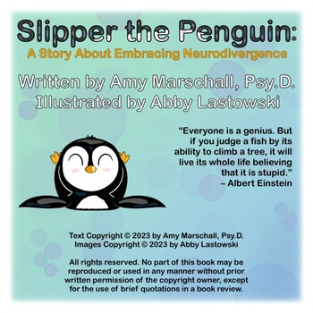 Preview of Slipper the Penguin: A Story About Embracing Neurodivergence