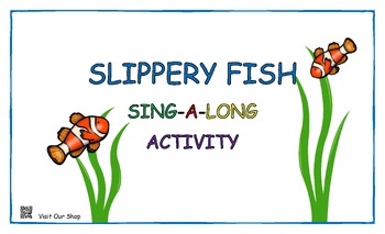 Preview of Slippery Fish Interactive Booklet Toddler Pre-K Homeschool