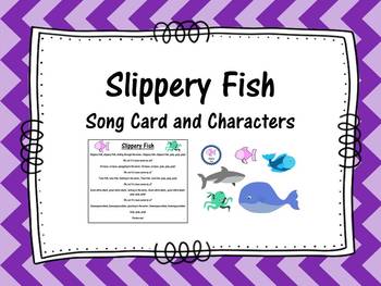Slippery Fish Song Print Out and Printables by Miss Merry Berry