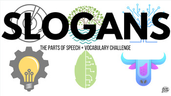 Preview of Slogans - Parts of Speech Challenge