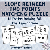 Slope Between Two Points Matching Puzzle