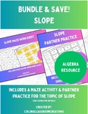 Slope Bundle | Partner Practice & Maze Included!