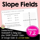 Calculus Slope Fields with Video Lesson (Unit 7)