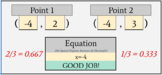 Slope Formula Answer Checker