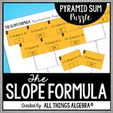 Slope Formula | Pyramid Sum Puzzle