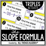 Slope Formula | Triples Activity