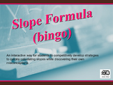 Slope Formula (bingo)