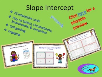 Preview of Slope Intercept Boom Deck