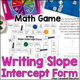 Slope Intercept Form Activity - Practice Writing Linear Eq