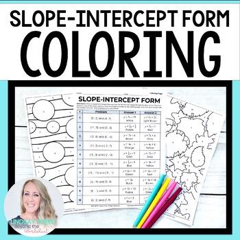 Preview of Slope Intercept Form Coloring Activity