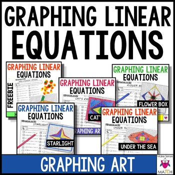 Graphing Linear Equations Activity: Graphing Art Bundle