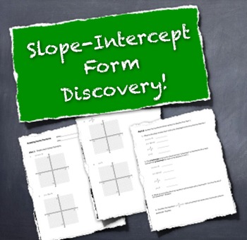 Preview of Slope-Intercept Form:  Introductory Discovery Activity