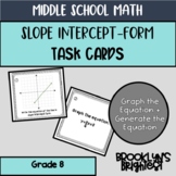 Slope Intercept Form Task Cards