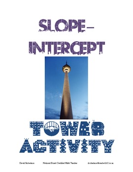 Preview of Slope Intercept Investigation Fun Activity Experiment Algebra Graphing Equations