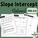 Slope Intercept Stations Activity