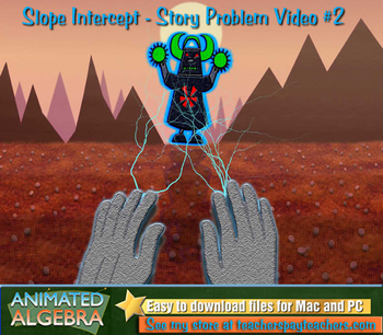 Preview of Slope Intercept - Story Problem Video 2 - Greg's Gaming & Grades