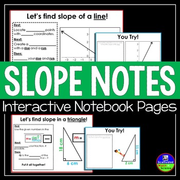 Preview of Slope Notes