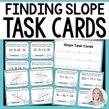 Preview of Slope Task Cards