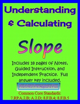 Preview of Slope - Understanding & Calculating-Distance Learning Print & Digital Options