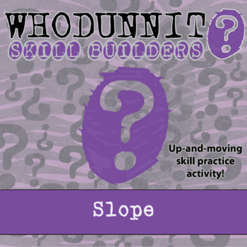 Preview of Slope Whodunnit Activity - Printable & Digital Game Options