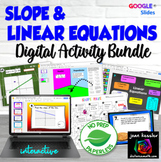 Slope and Linear Equations Digital Bundle plus Printables*