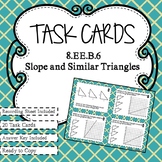 Slope and Similar Triangles Task Cards