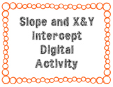 Slope and X & Y Intercepts Digital Activity