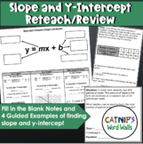 Slope and Y-Intercept Reteach/Review
