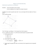 Slope and midpoint in coordinate Geometry