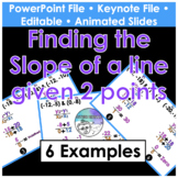 Slope of a Line Given 2 Points PowerPoint Presentation