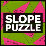 Slope of a Line Given Two Points Puzzle - Fun Math Activity