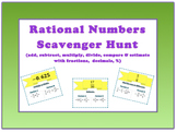 Rational Numbers Scavenger Hunt 7NS1-3
