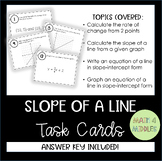 Slope of a Line Task Cards