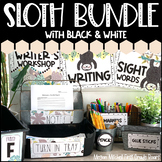 Sloth Classroom Theme Decor Bundle