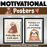 Sloth Classroom Decor - Posters for Back to School Bulleti
