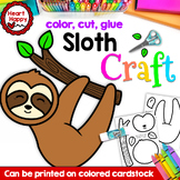 Sloth Craft | Zoo Animal Craft | Letter S | Rainforest Craft