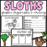 Sloth Graphic Organizers- Writing- Labeling Parts of a Slo