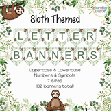 Sloth Letter Banners