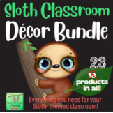 Sloth Mega Classroom Decor Bundle
