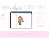 Sloth Teacher Digital Planner for Goodnotes | Teacher Plan