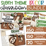 Sloth Theme - Complete Classroom Decor BUNDLE