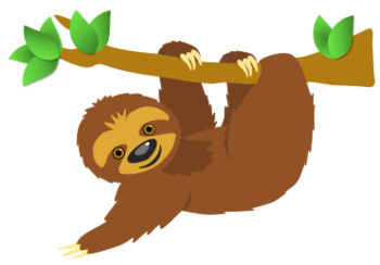 Preview of Sloth clipart