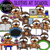 Sloths at School {Creative Clips Clipart}