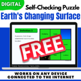 Slow Changes to Earth Create Landforms| Self Checking Digi