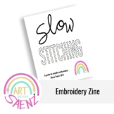 Slow Stitching Embroidery Zine PDF - 9 Stitches