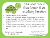Slow and Steady: Slow Speech Rate and Giving Directions