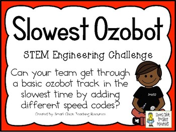 Preview of Slowest Ozobot Track - STEM Engineering Challenge
