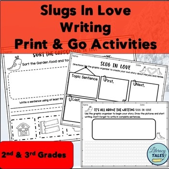 Valentine's Day Writing Activities Digital/PDF Sequence, Cut & Paste